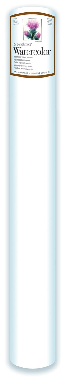 Strathmore 400 Series Watercolor Paper Cold Press Roll-42"X10yd